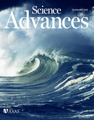Cover of Science Advances, featuring study using the protocol.