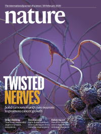 Cover of Nature, featuring study using the protocol.