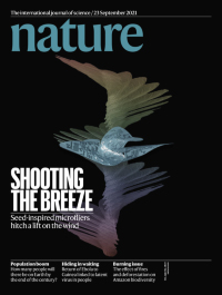 Cover of Nature, featuring study using the protocol.