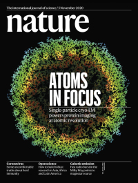 Cover of Nature, featuring study using the protocol.