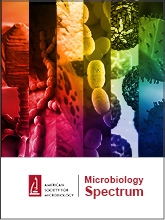 Cover of Microbiology Spectrum, featuring study using the protocol.