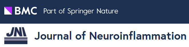Cover of Journal of Neuroinflammation, featuring study using the protocol.