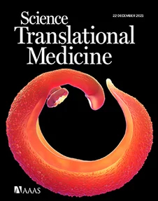 Cover of Science Translational Medicine, featuring study using the protocol.