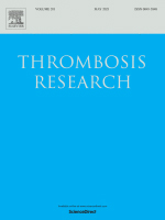 Cover of Thrombosis Research, featuring study using the protocol.