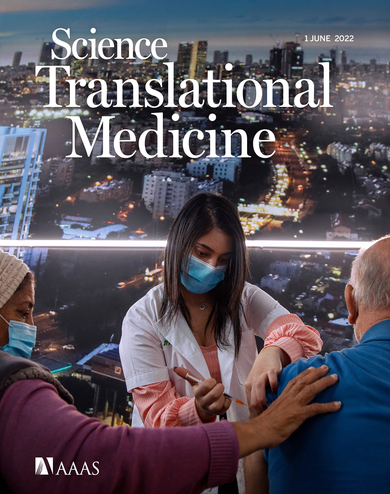 Cover of Science Translational Medicine, featuring study using the protocol.