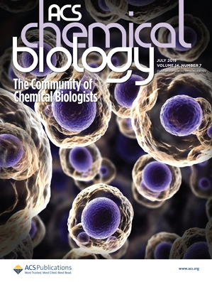 Cover of ACS Chemical Biology, featuring study using the protocol.