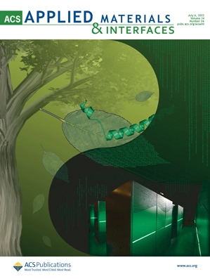 Cover of ACS Applied Materials & Interfaces, featuring study using the protocol.
