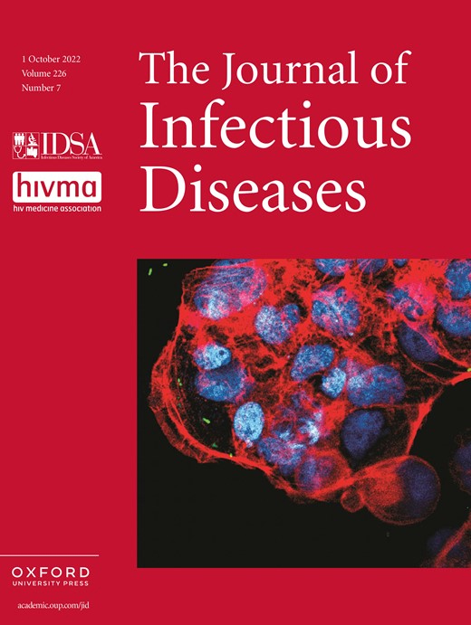 Cover of The Journal of Infectious Diseases, featuring study using the protocol.
