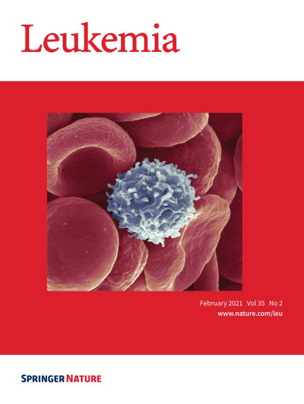 Cover of Leukemia, featuring study using the protocol.