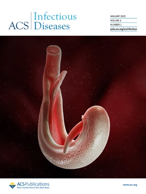 Cover of ACS Infectious Diseases, featuring study using the protocol.