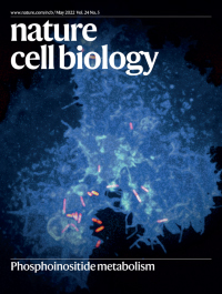 Cover of Nature Cell Biology, featuring study using the protocol.