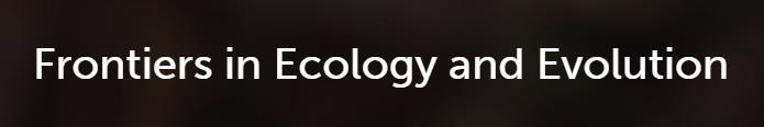 Cover of Frontiers in Ecology and Evolution, featuring study using the protocol.