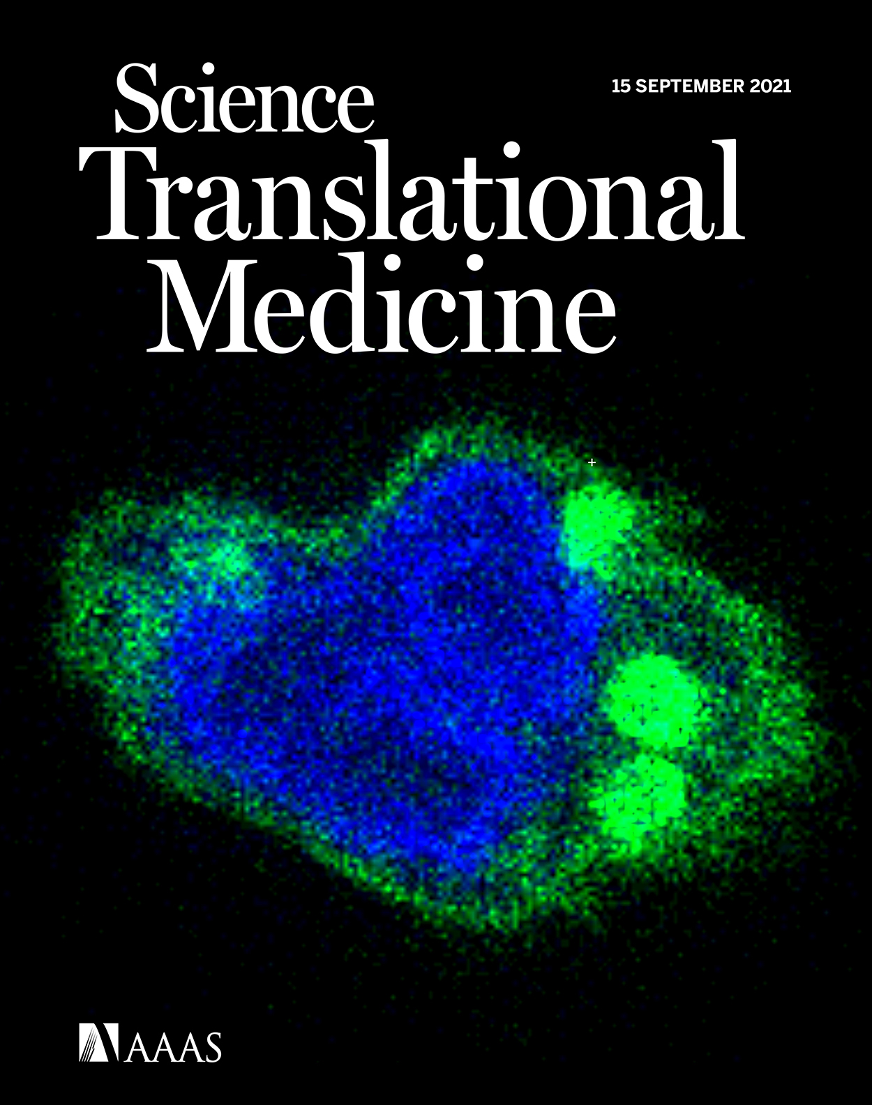 Cover of Science Translational Medicine, featuring study using the protocol.