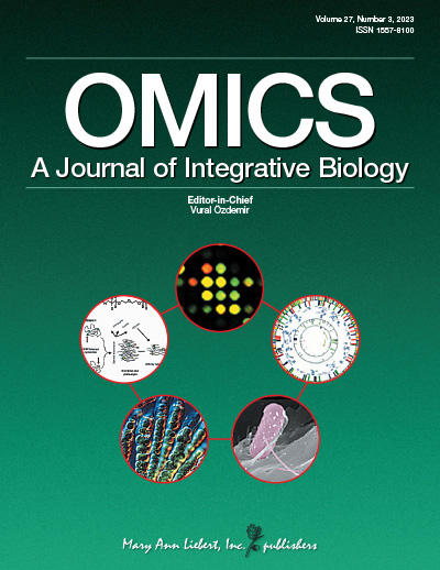 Cover of OMICS: A Journal of Integrative Biology, featuring study using the protocol.