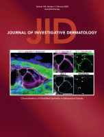 Cover of Journal of Investigative Dermatology, featuring study using the protocol.
