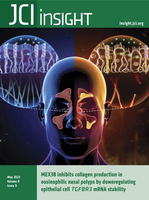 Cover of JCI Insight, featuring study using the protocol.