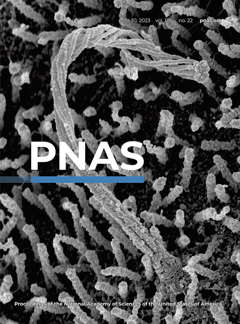 Cover of Proceedings of the National Academy of Sciences of the United States of America, featuring study using the protocol.