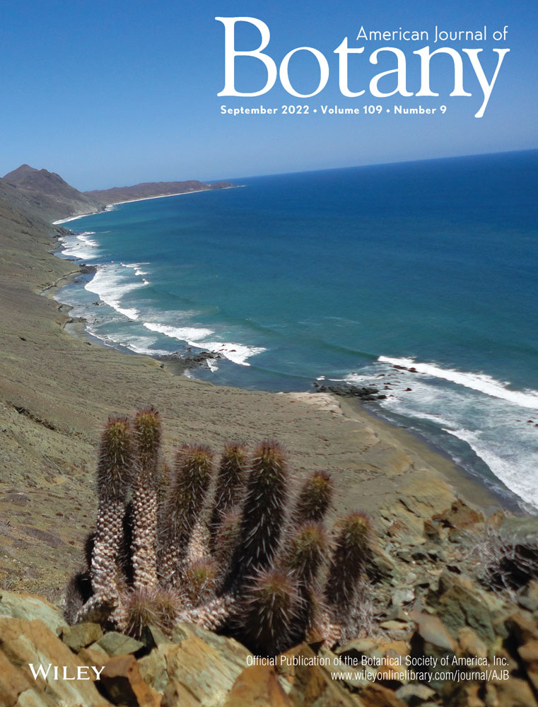 Cover of American Journal of Botany, featuring study using the protocol.