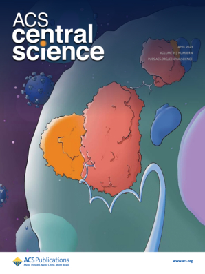 Cover of ACS Central Science, featuring study using the protocol.