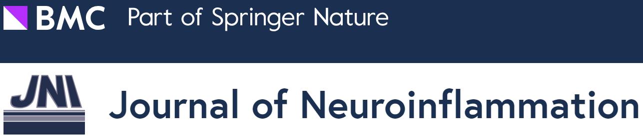 Cover of Journal of Neuroinflammation, featuring study using the protocol.