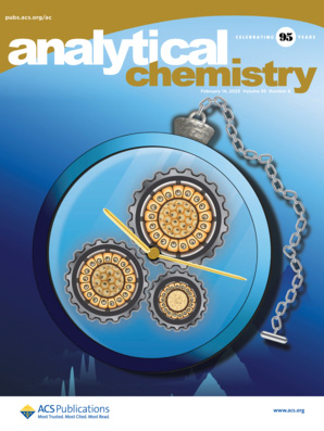 Cover of Analytical Chemistry, featuring study using the protocol.