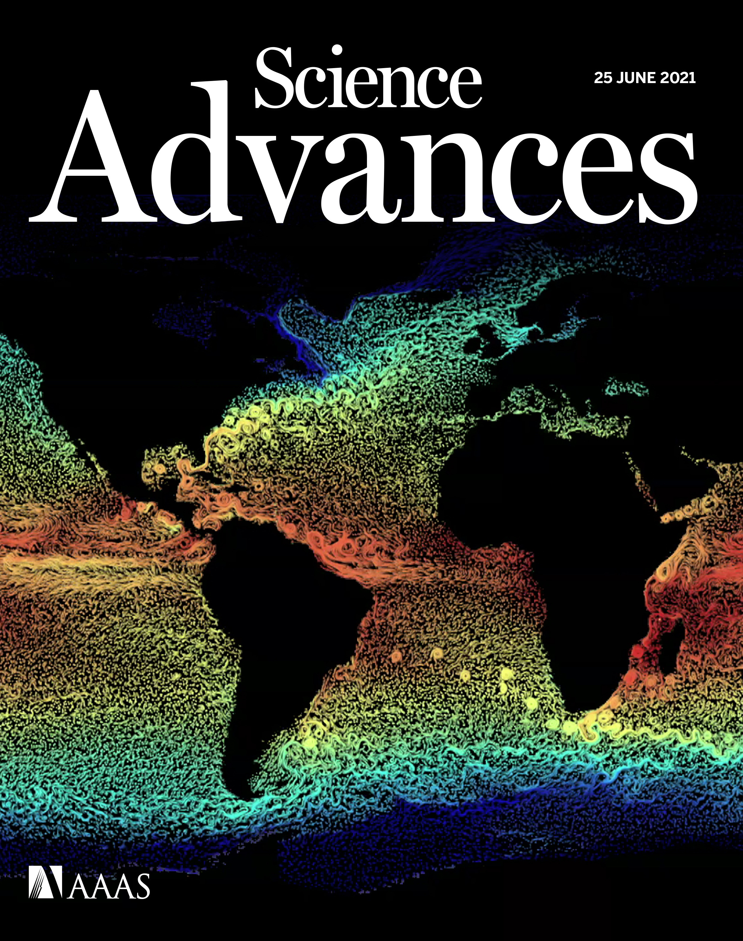 Cover of Science Advances, featuring study using the protocol.