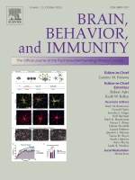 Cover of Brain, Behavior, and Immunity, featuring study using the protocol.