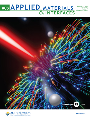 Cover of ACS Applied Materials & Interfaces, featuring study using the protocol.