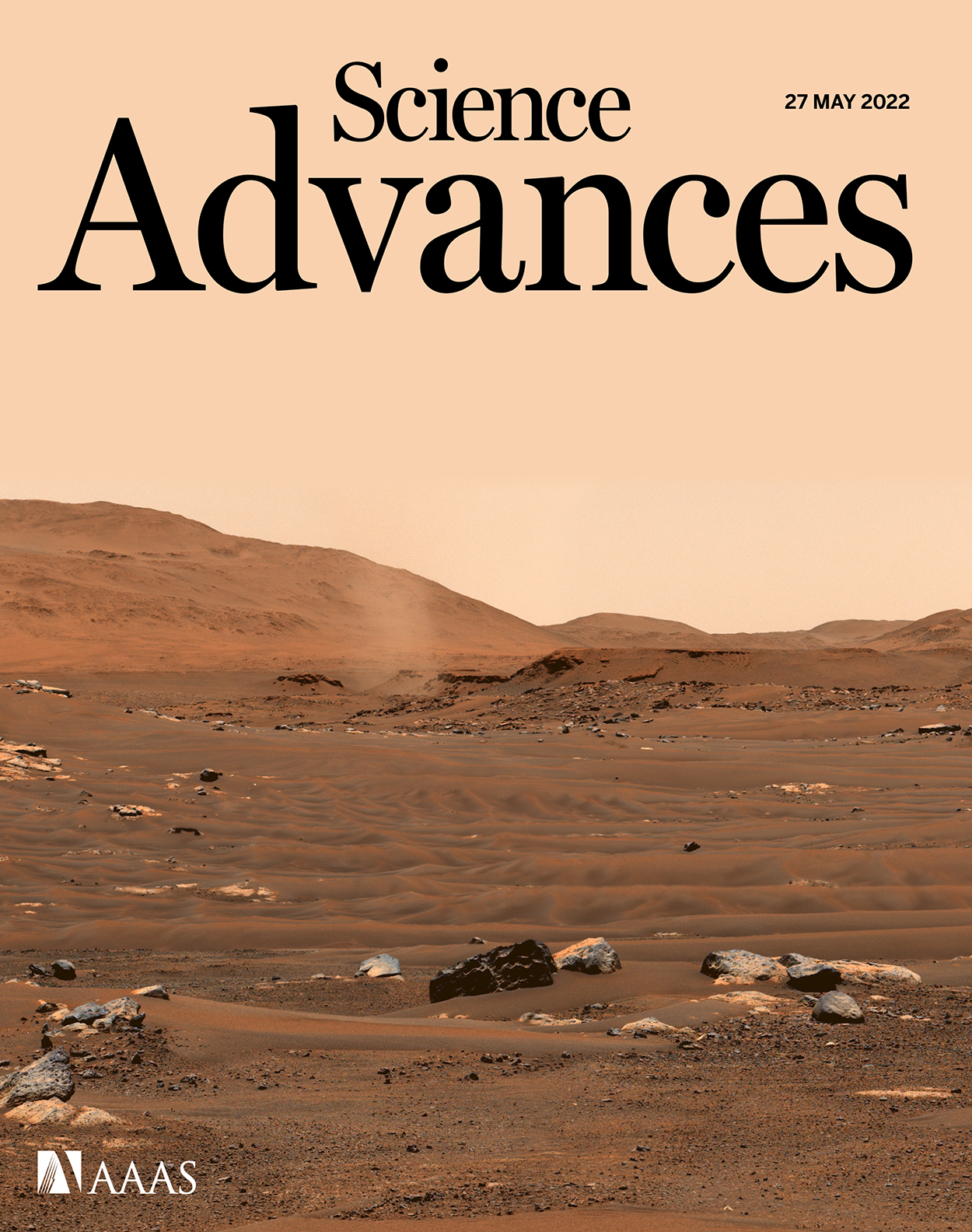 Cover of Science Advances, featuring study using the protocol.