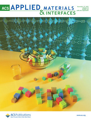 Cover of ACS Applied Materials & Interfaces, featuring study using the protocol.