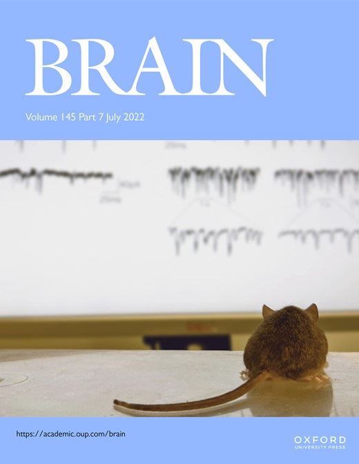 Cover of Brain, featuring study using the protocol.
