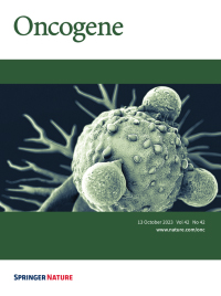 Cover of Oncogene, featuring study using the protocol.