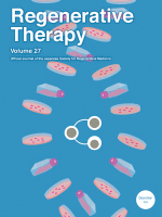 Cover of Regenerative Therapy, featuring study using the protocol.