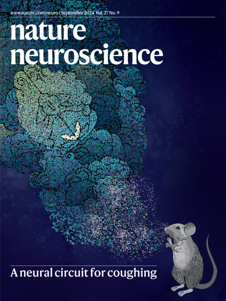 Cover of Nature Neuroscience, featuring study using the protocol.