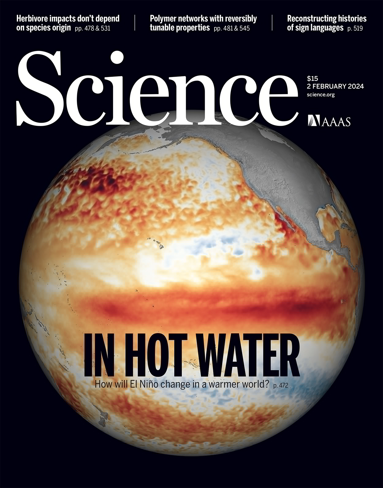 Cover of Science, featuring study using the protocol.