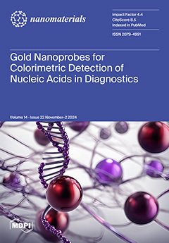 Cover of Nanomaterials, featuring study using the protocol.
