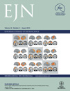 Cover of European Journal of Neuroscience, featuring study using the protocol.