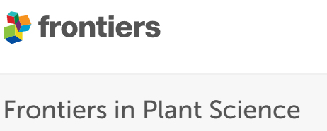 Cover of Frontiers in Plant Science, featuring study using the protocol.