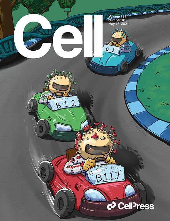 Cover of Cell, featuring study using the protocol.