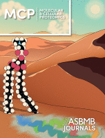Cover of Molecular & Cellular Proteomics, featuring study using the protocol.