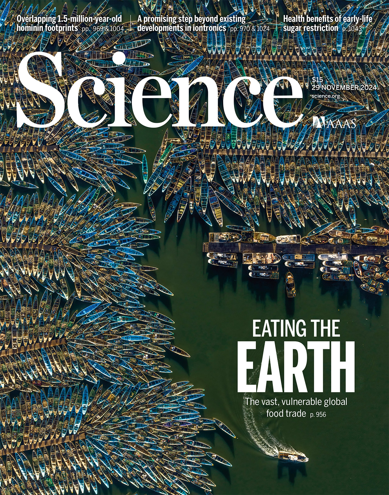 Cover of Science, featuring study using the protocol.
