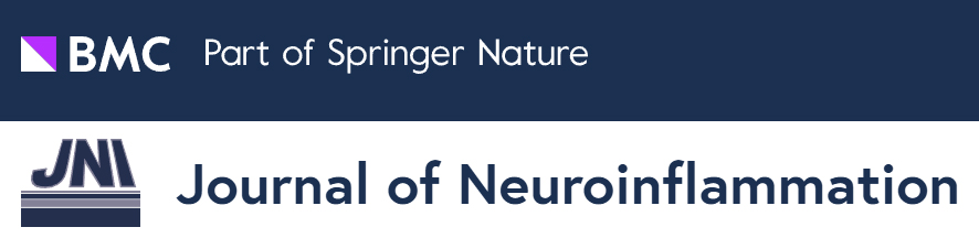Cover of Journal of Neuroinflammation, featuring study using the protocol.