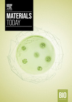 Cover of Materials Today Bio, featuring study using the protocol.