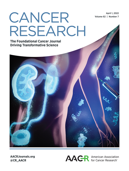 Cover of Cancer Research, featuring study using the protocol.