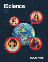 Cover of iScience, featuring study using the protocol.
