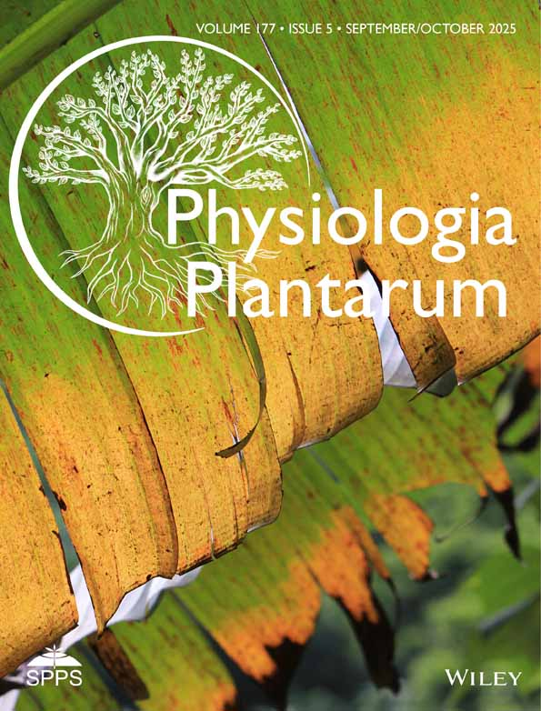 Cover of Physiologia Plantarum, featuring study using the protocol.