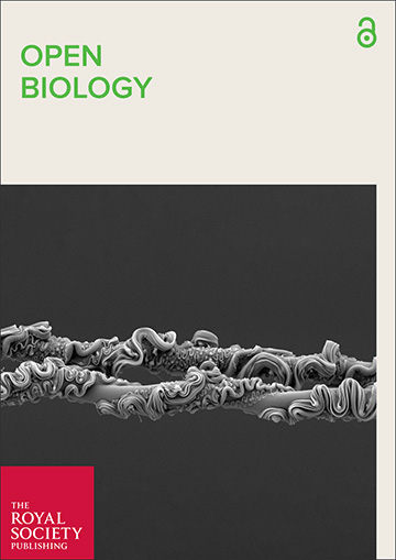 Cover of Open Biology, featuring study using the protocol.