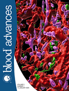 Cover of Blood Advances, featuring study using the protocol.
