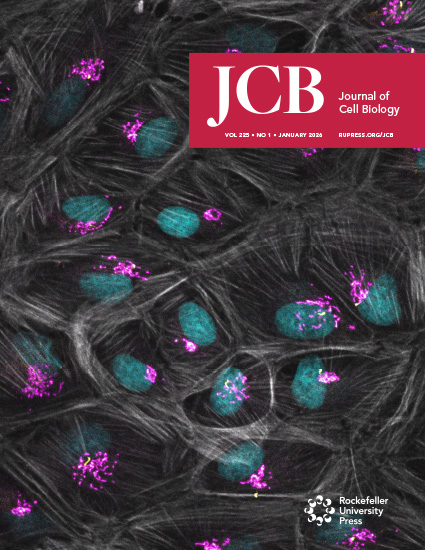 Cover of The Journal of Cell Biology, featuring study using the protocol.